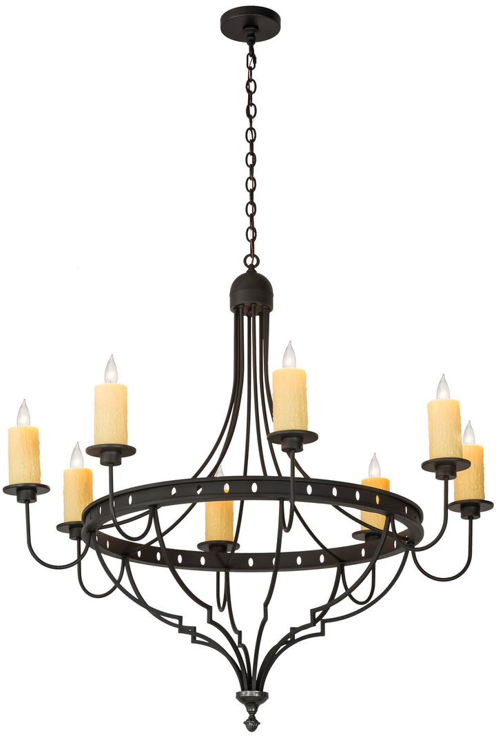 Meyda Tiffany Bottini 180196 Chandelier Light - Wrought Iron