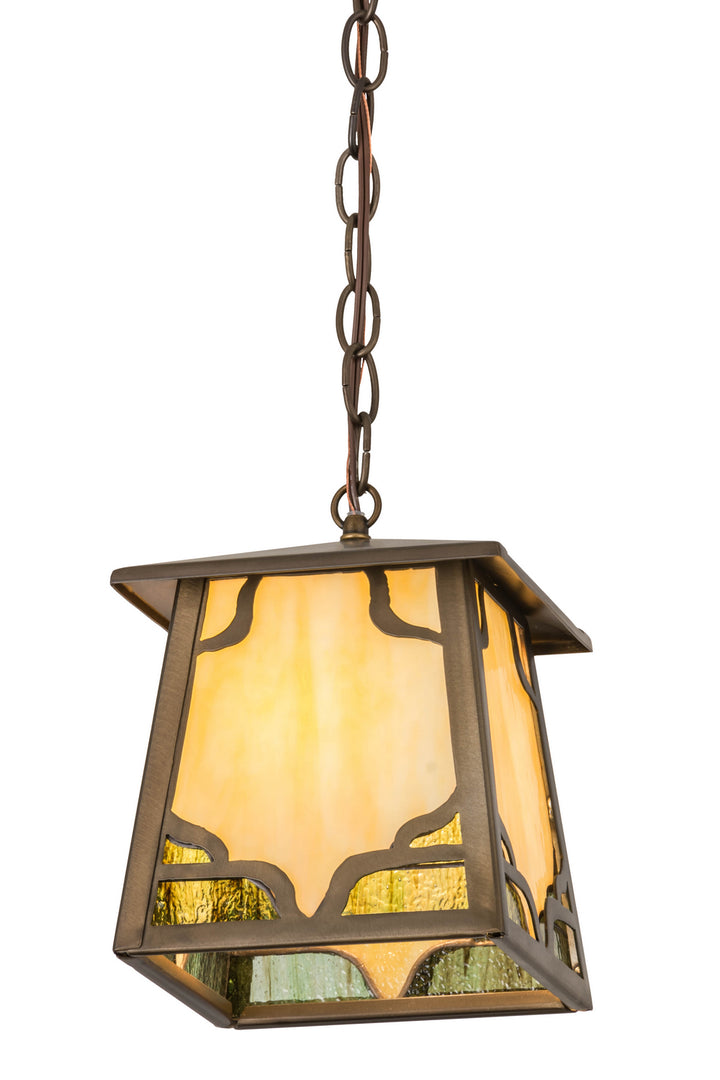 Meyda Tiffany Lighting 66841 Kirkpatrick One Light Pendant Outdoor Copper/Antique/Verde