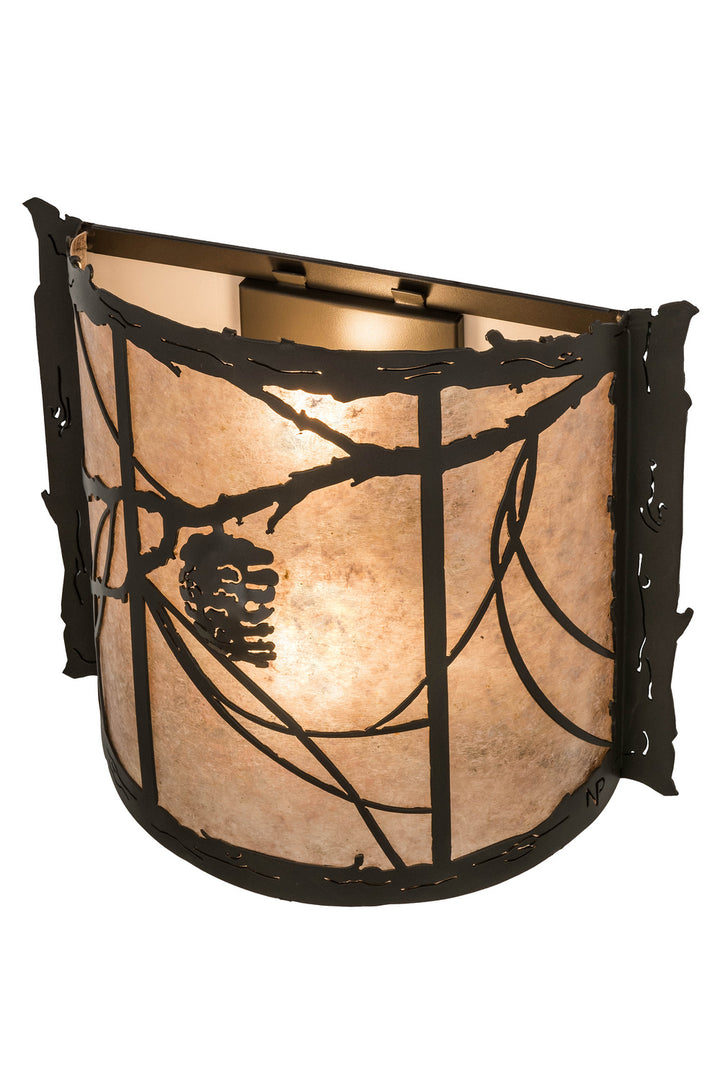 Meyda Tiffany Whispering Pines 98413 Wall Light - Timeless Bronze