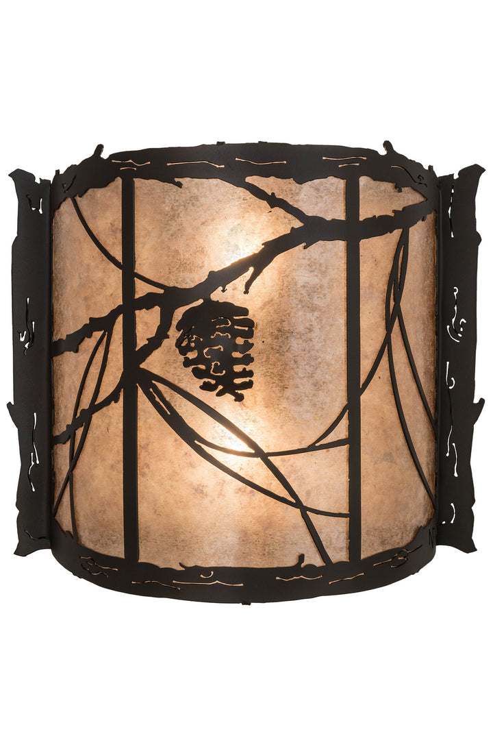 Meyda Tiffany Whispering Pines 98413 Wall Light - Timeless Bronze