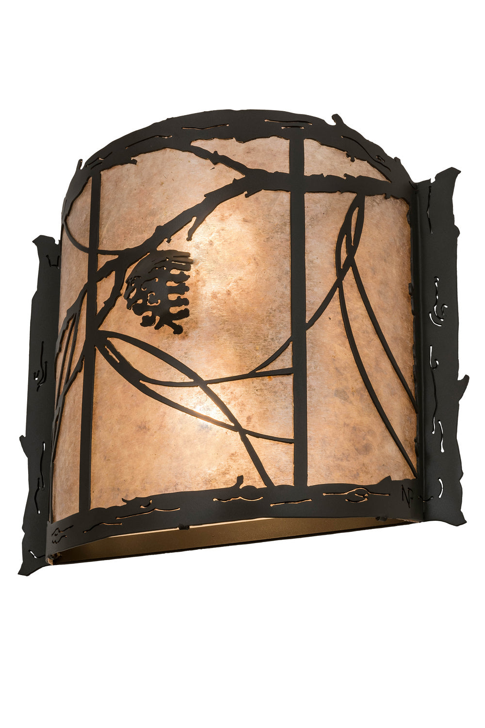 Meyda Tiffany Whispering Pines 98413 Wall Light - Timeless Bronze