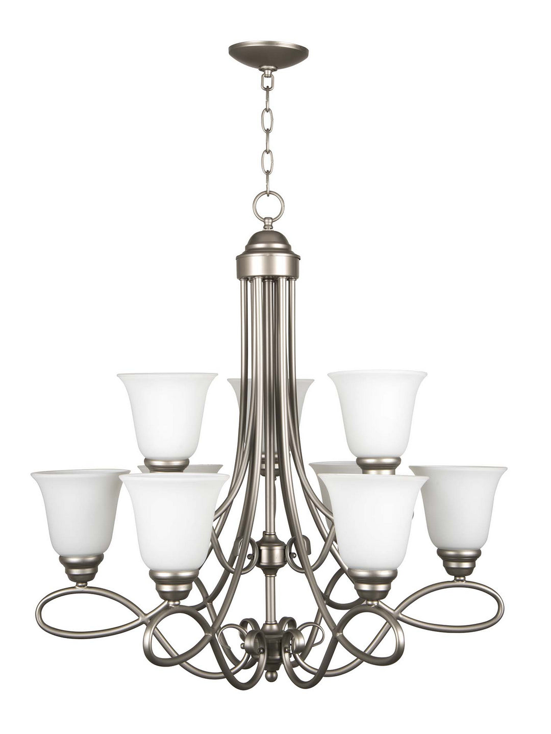 Craftmade Cordova 25029-SN-WG Chandelier Light - Satin Nickel