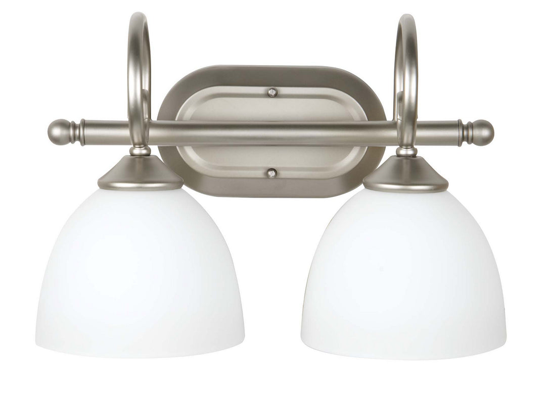 Craftmade Raleigh 25302-SN-WG Bath Vanity Light 15 in. wide - Satin Nickel