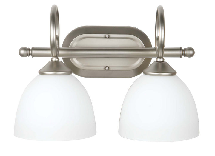 Craftmade Raleigh 25302-SN-WG Bath Vanity Light 15 in. wide - Satin Nickel