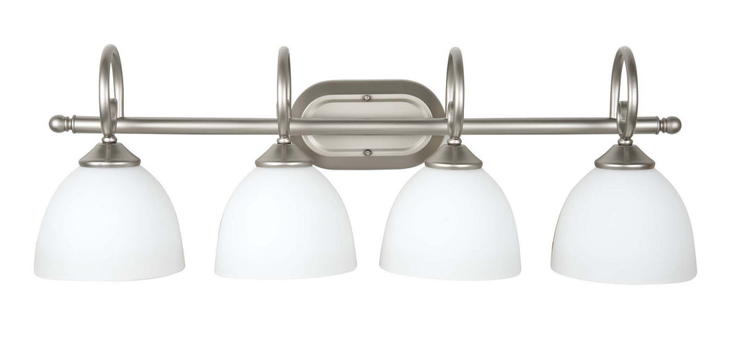 Craftmade Raleigh 25304-SN-WG Bath Vanity Light 31 in. wide - Satin Nickel