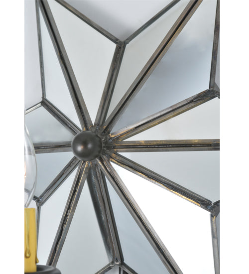 Meyda Tiffany Mirrored Star 73448 Wall Light - Antique