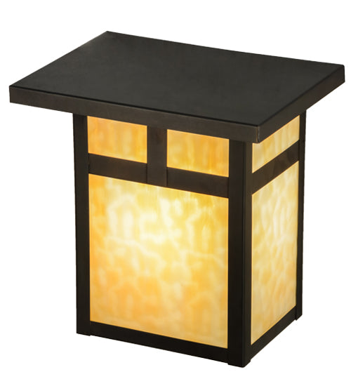 Meyda Tiffany Lighting 73550 Hyde Park One Light Wall Sconce Outdoor Bronze / Dark