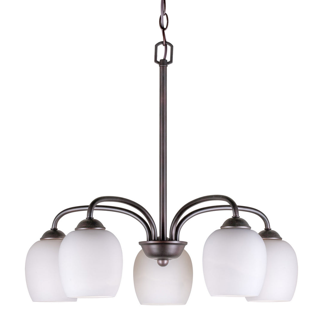 Forte 2636-05-32 Chandelier Light - Antique Bronze