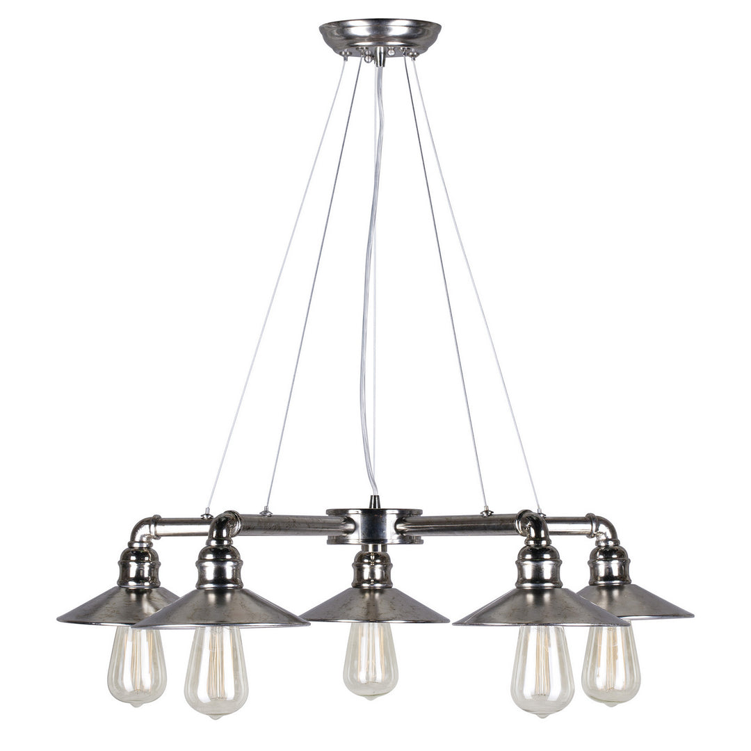 Forte 7059-05-69 Chandelier Light - Vintage Chrome