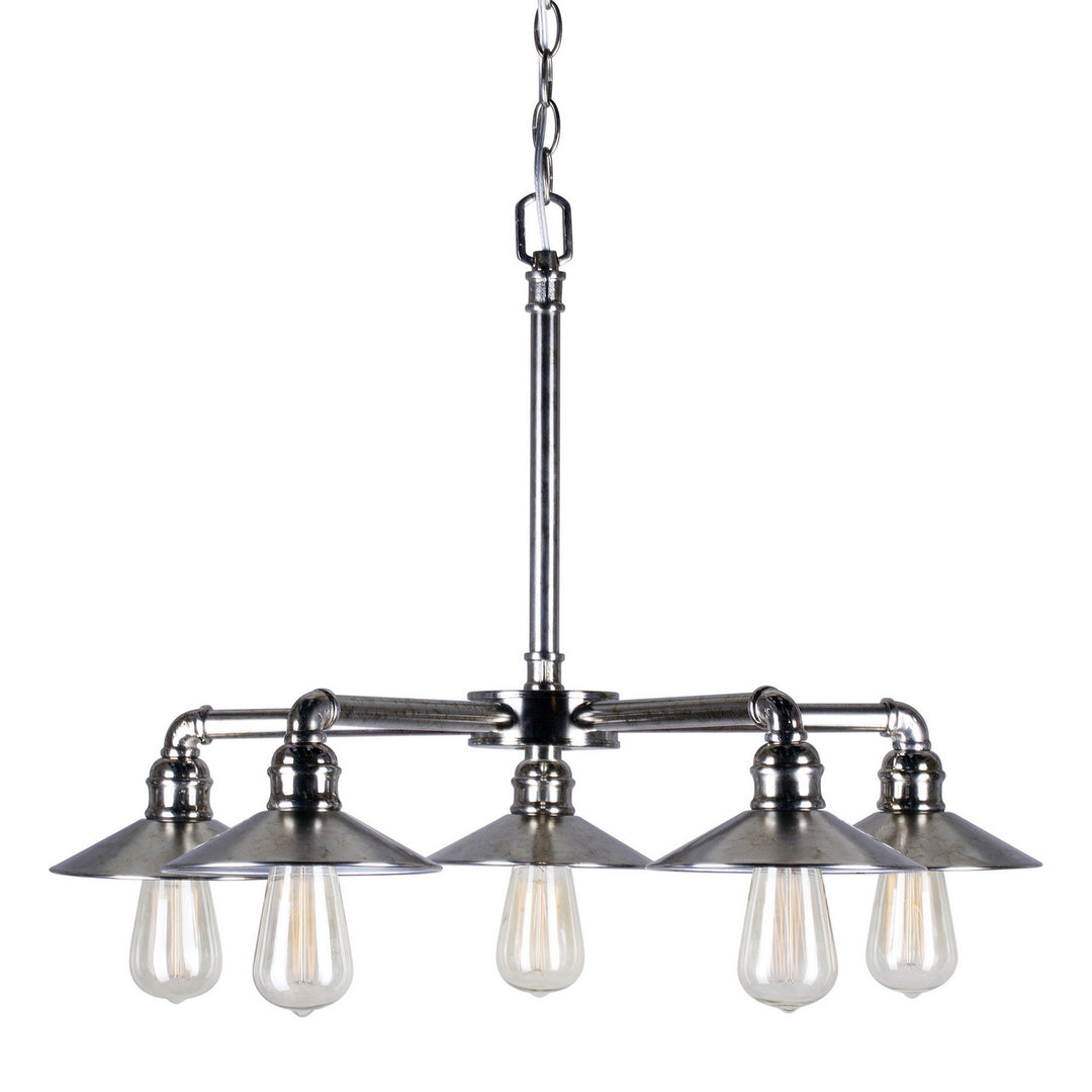 Forte 7159-05-69 Chandelier Light - Vintage Chrome