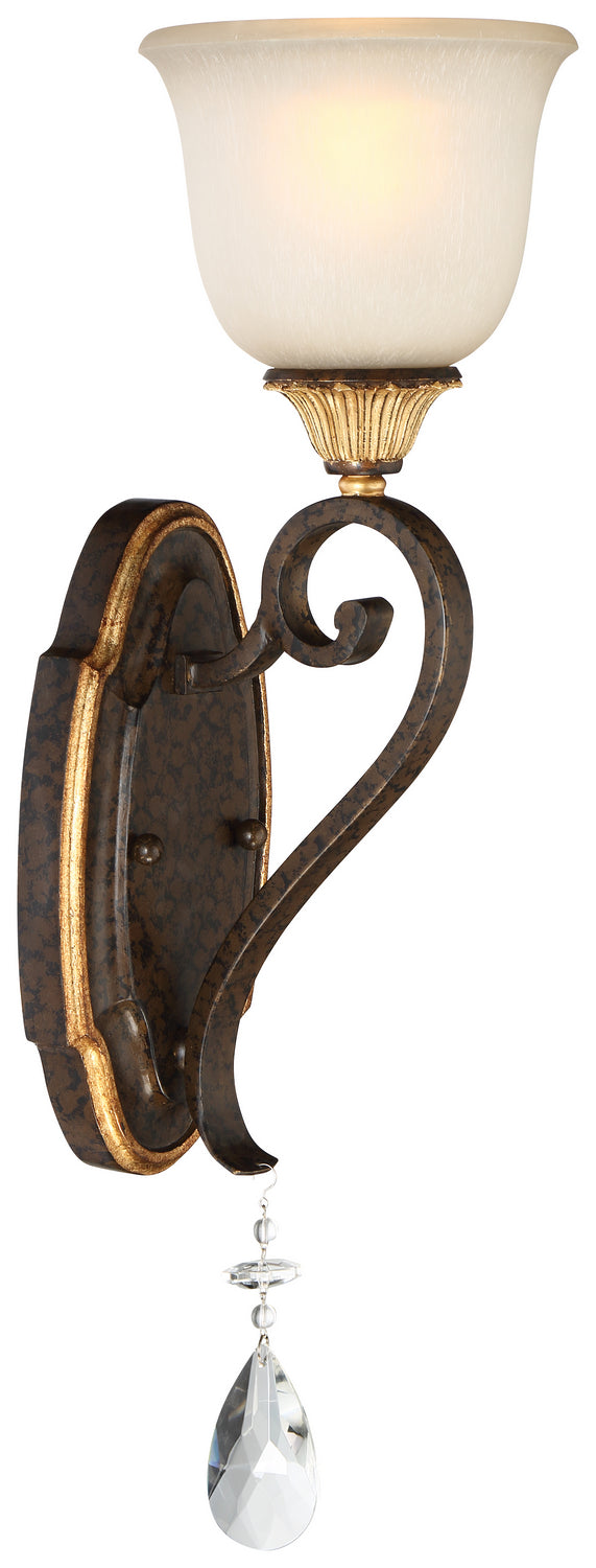 Metropolitan Chateau Nobles N1461-652 Wall Light - Raven Bronze W/Sunburst Gold H