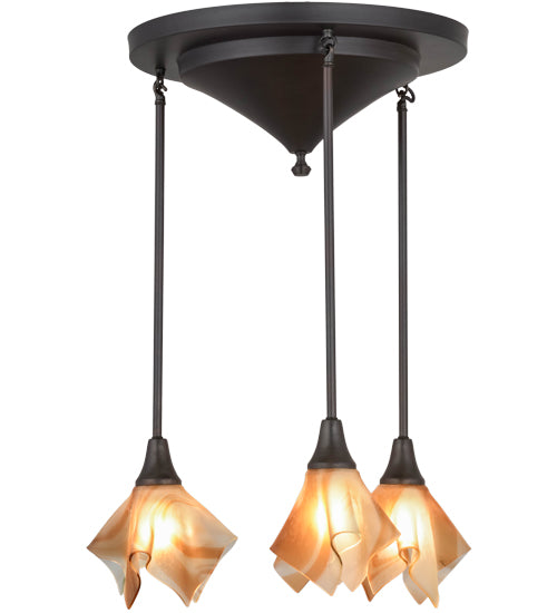 Meyda Tiffany Metro Fusion 73768 Pendant Light - Craftsman Brown