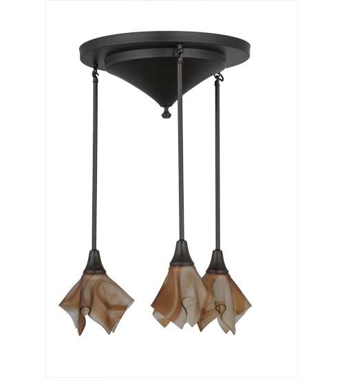 Meyda Tiffany Metro Fusion 73768 Pendant Light - Craftsman Brown