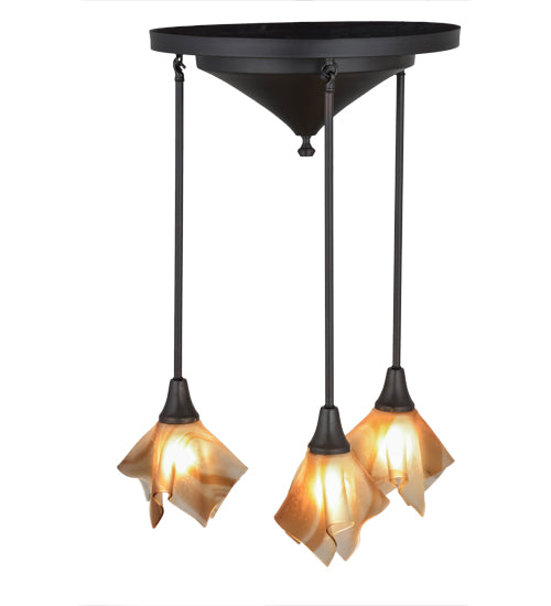 Meyda Tiffany Metro Fusion 73768 Pendant Light - Craftsman Brown