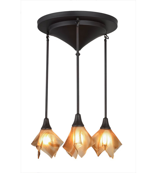 Meyda Tiffany Metro Fusion 73768 Pendant Light - Craftsman Brown