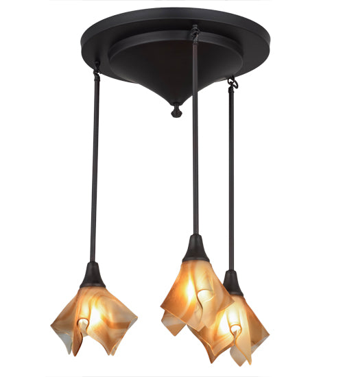 Meyda Tiffany Metro Fusion 73768 Pendant Light - Craftsman Brown