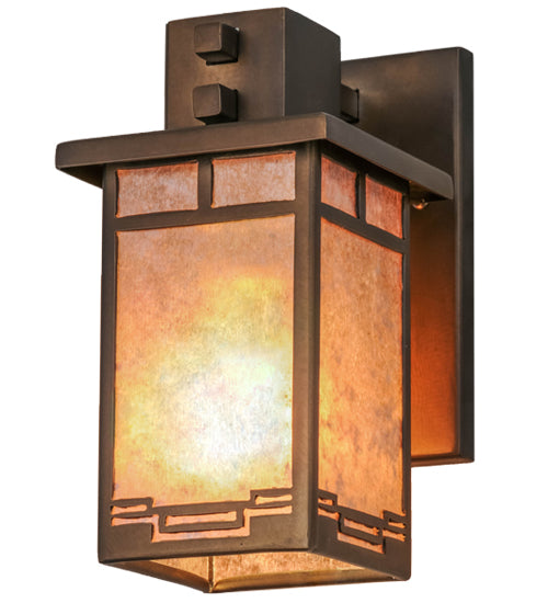 Meyda Tiffany Lighting 73883 Roylance One Light Wall Sconce Outdoor Copper/Antique/Verde