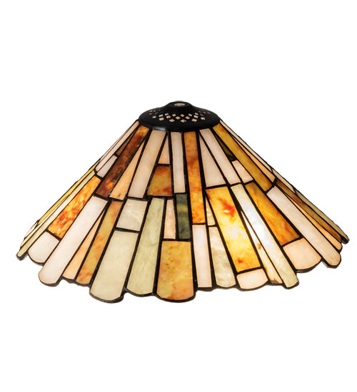 Meyda Tiffany Lighting 74020 Delta Shade Lamp Shade Multicolored