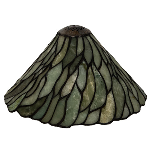 Meyda Tiffany Lighting 74023 Willow Shade Lamp Shade Bronze / Dark