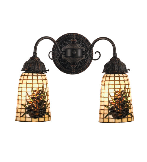 Meyda Tiffany Pine Barons 74048 Wall Light - Antique