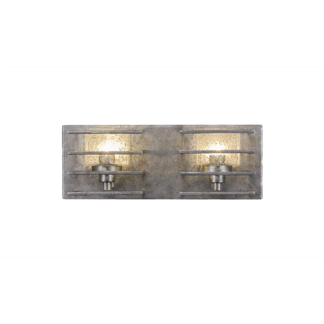 Toltec Sky Loft 1102-as Bath Vanity Light 14 in. wide - Aged Silver