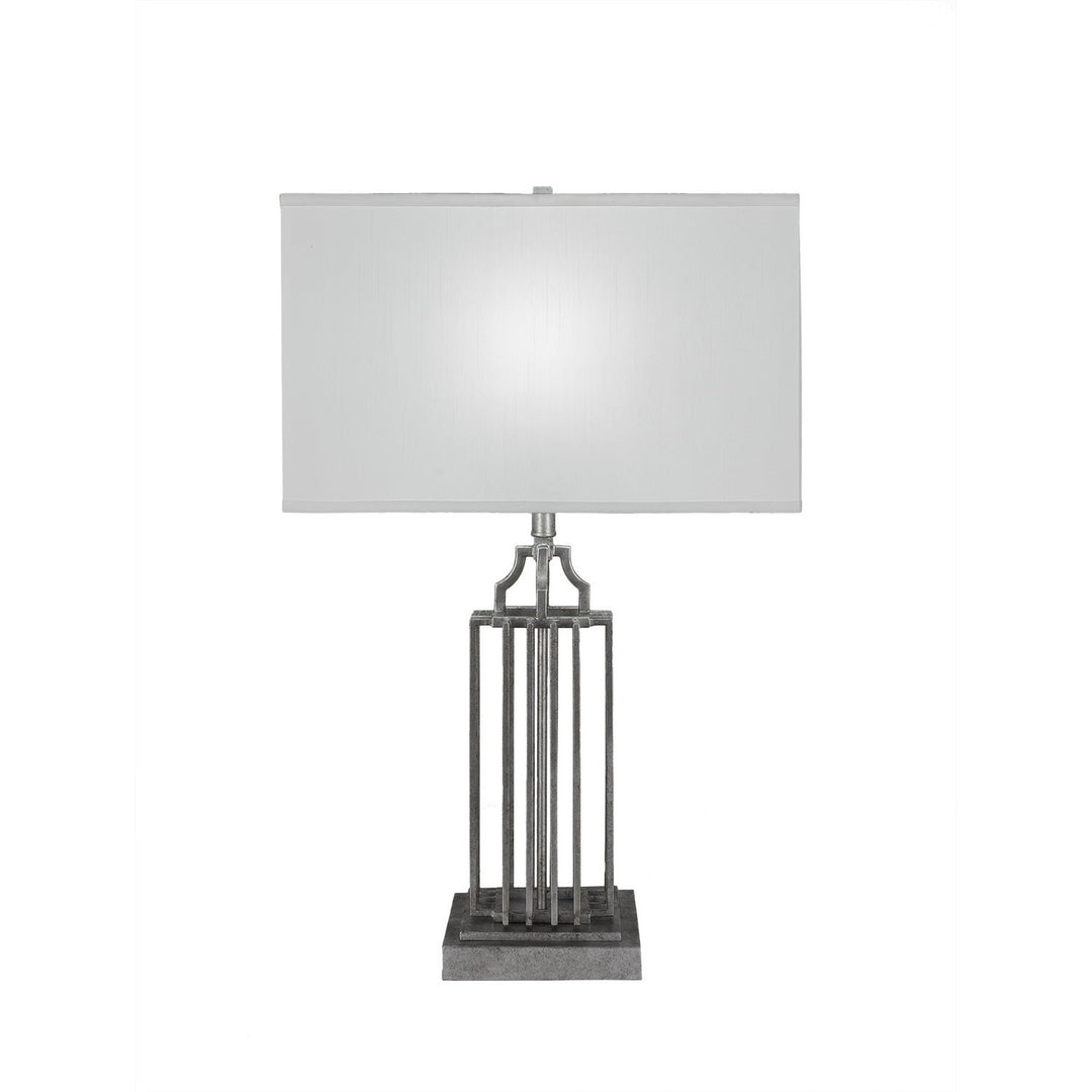 Toltec Lighting 1111-AS  Sky Loft Lamp Aged Silver