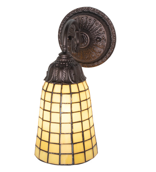 Meyda Tiffany Geometric 74055 Wall Light - Avocado (Lt)