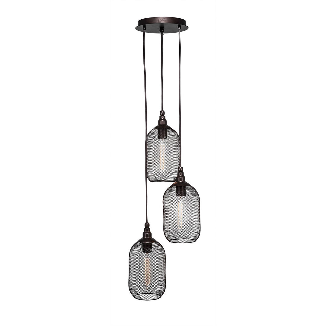 Toltec Plexus 1816-brz-1804-at9s Pendant Light - Bronze