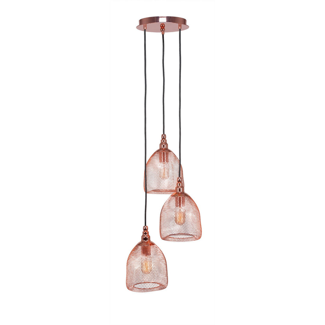 Toltec Plexus 1816-cp-1803-at14 Pendant Light - Copper