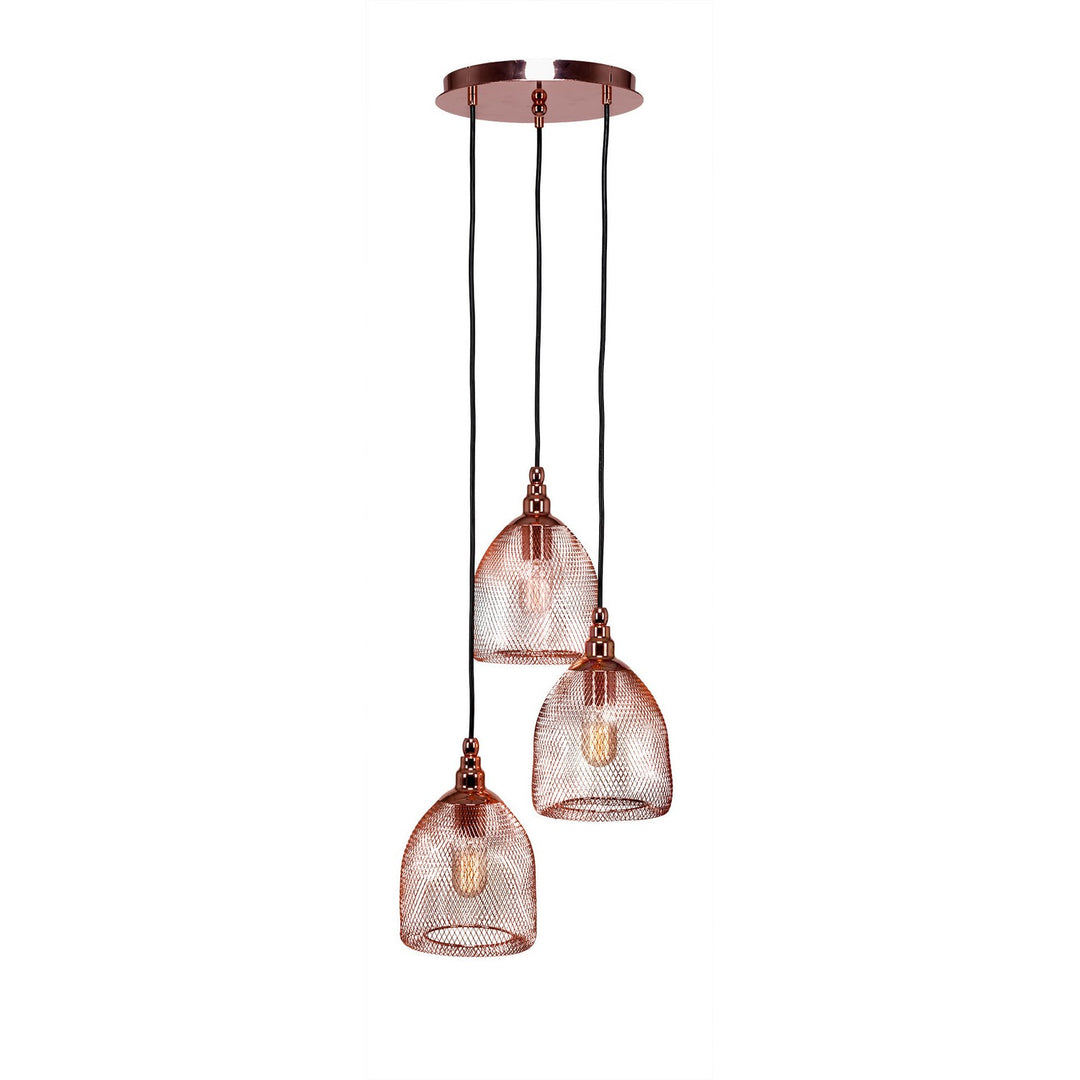 Toltec Plexus 1818-cp-1803-at14 Pendant Light - Copper