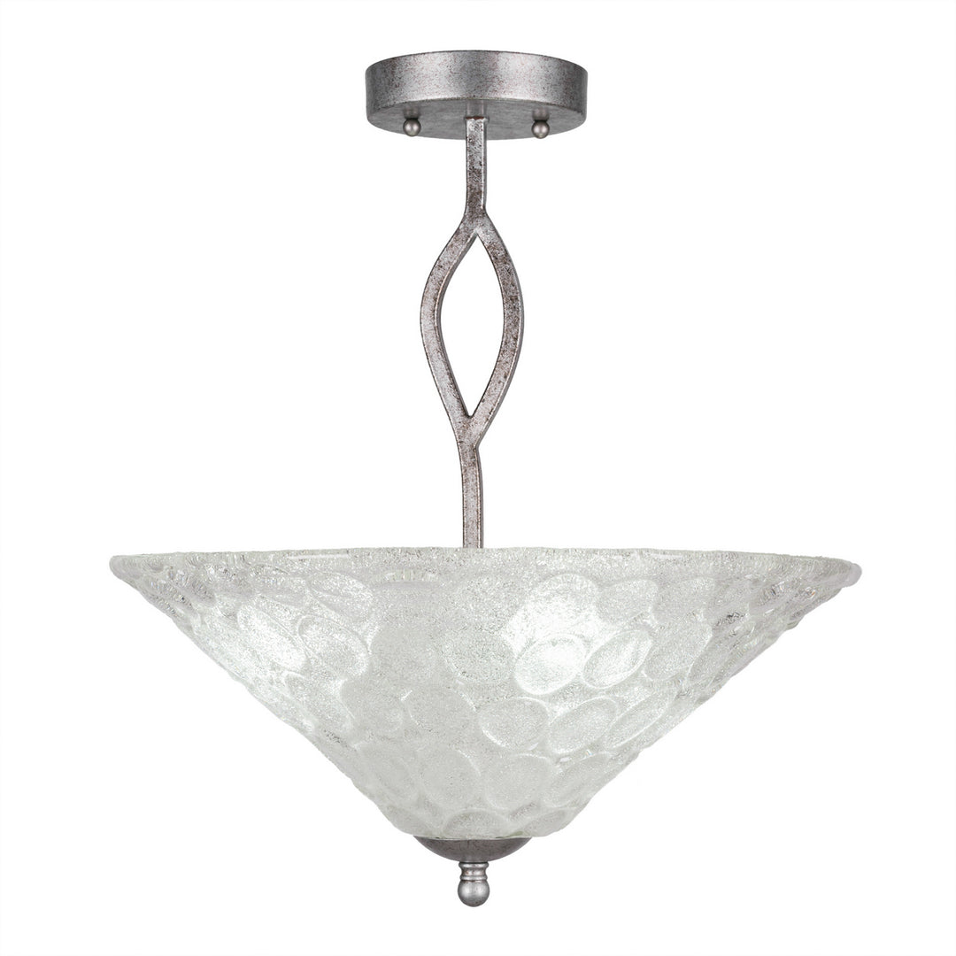 Toltec Revo 242-as-411 Ceiling Light - Aged Silver