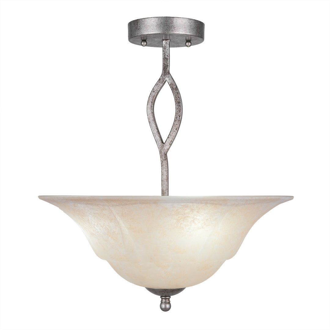 Toltec Revo 242-as-53613 Pendant Light - Aged Silver