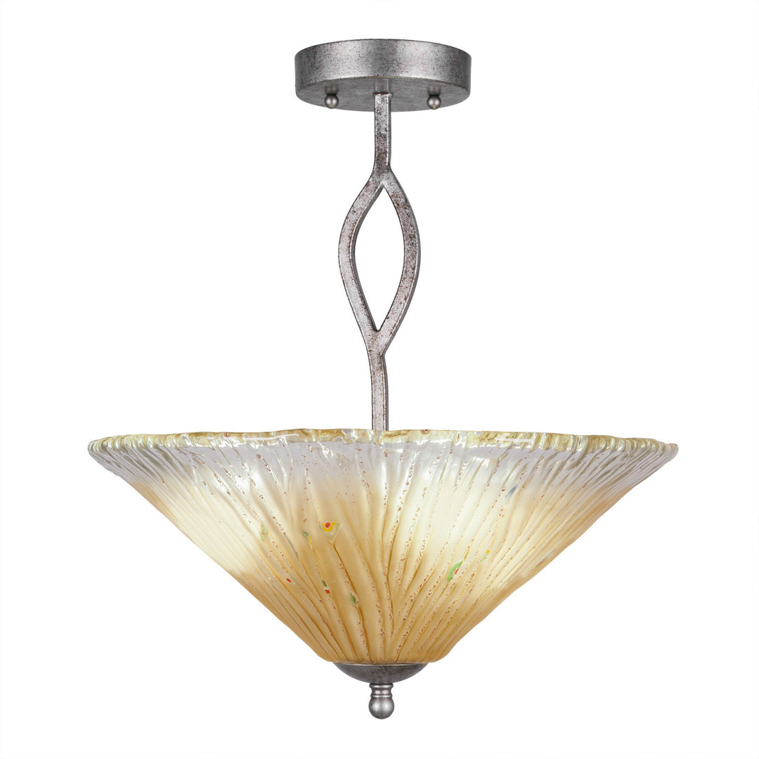 Toltec Any 242-as-710 Pendant Light - Aged Silver