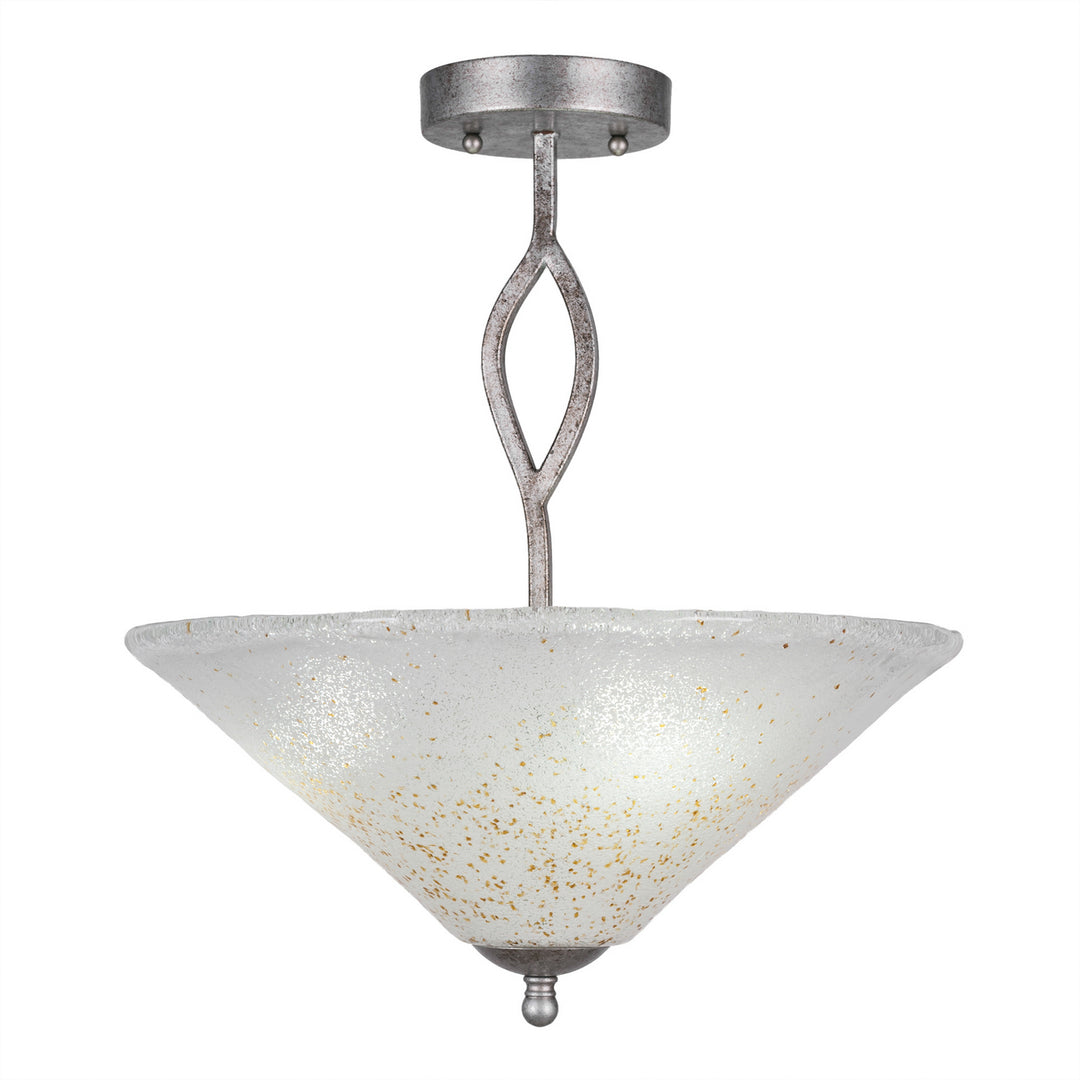 Toltec Revo 242-as-714 Ceiling Light - Aged Silver