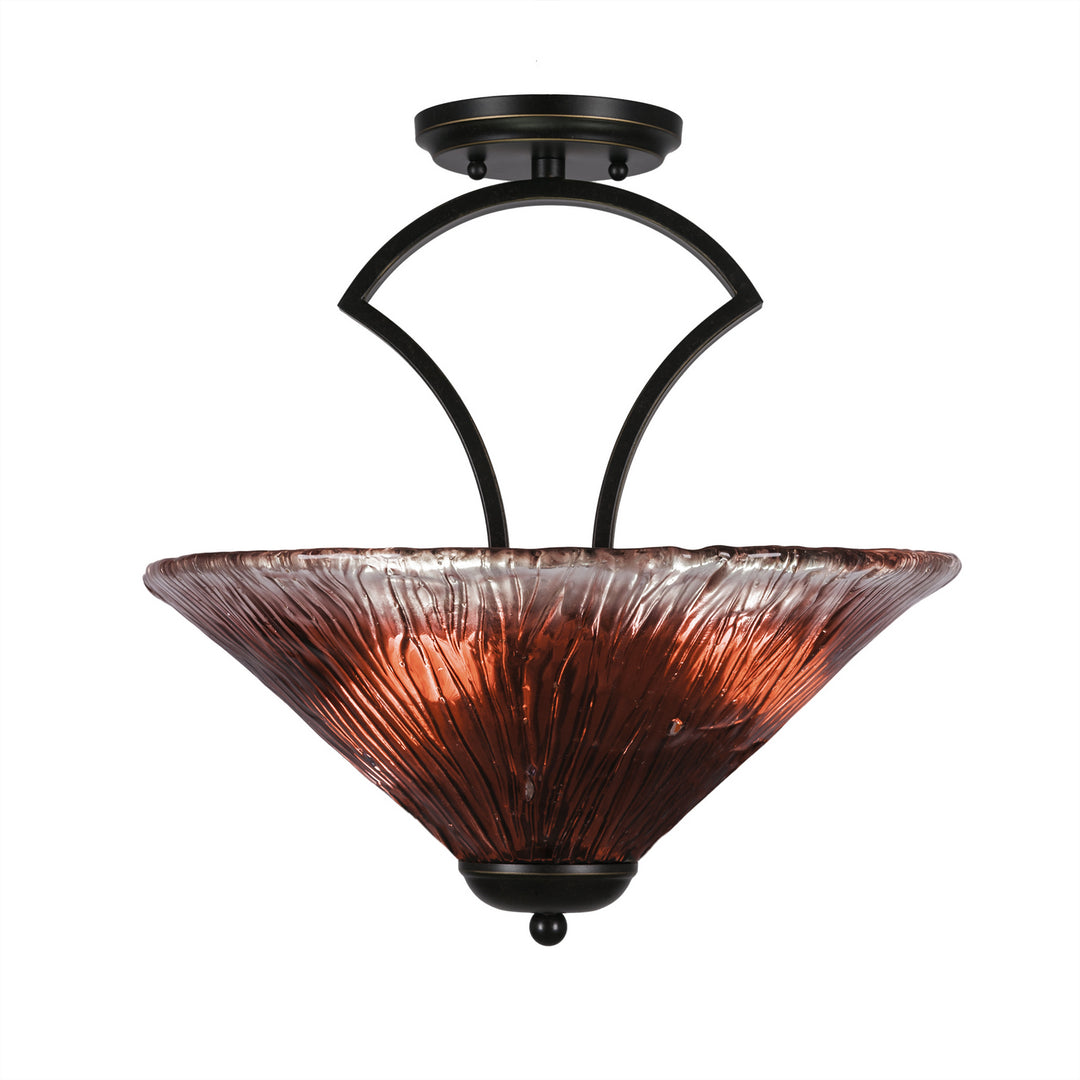 Toltec Zilo 565-dg-716 Ceiling Light - Dark Granite