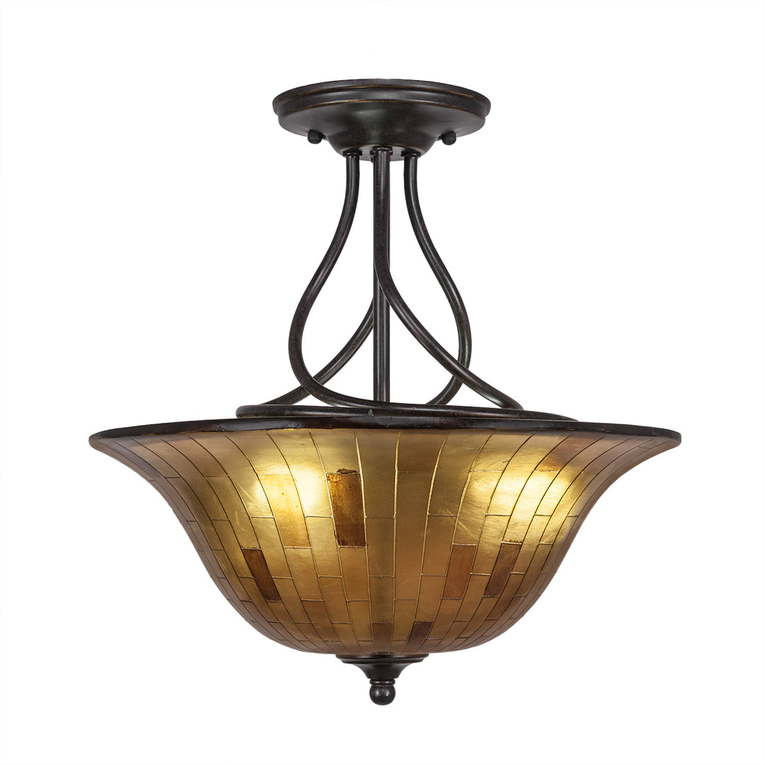 Toltec Capri 909-dg-708 Ceiling Light - Dark Granite