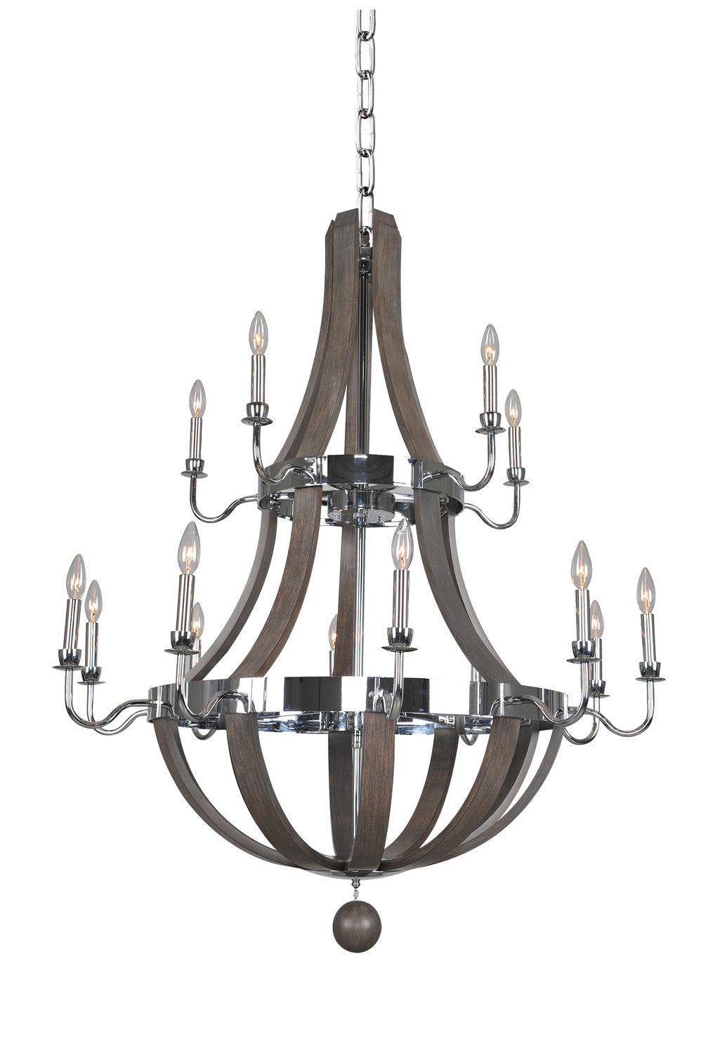 Kalco Sharlow 300485CH Chandelier Light - Chrome