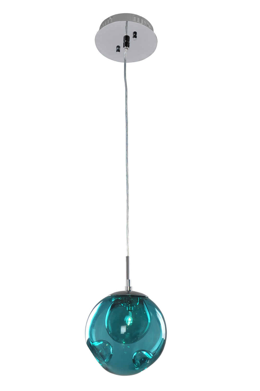 Kalco Meteor 309510CH/AQUA Pendant Light - Chrome