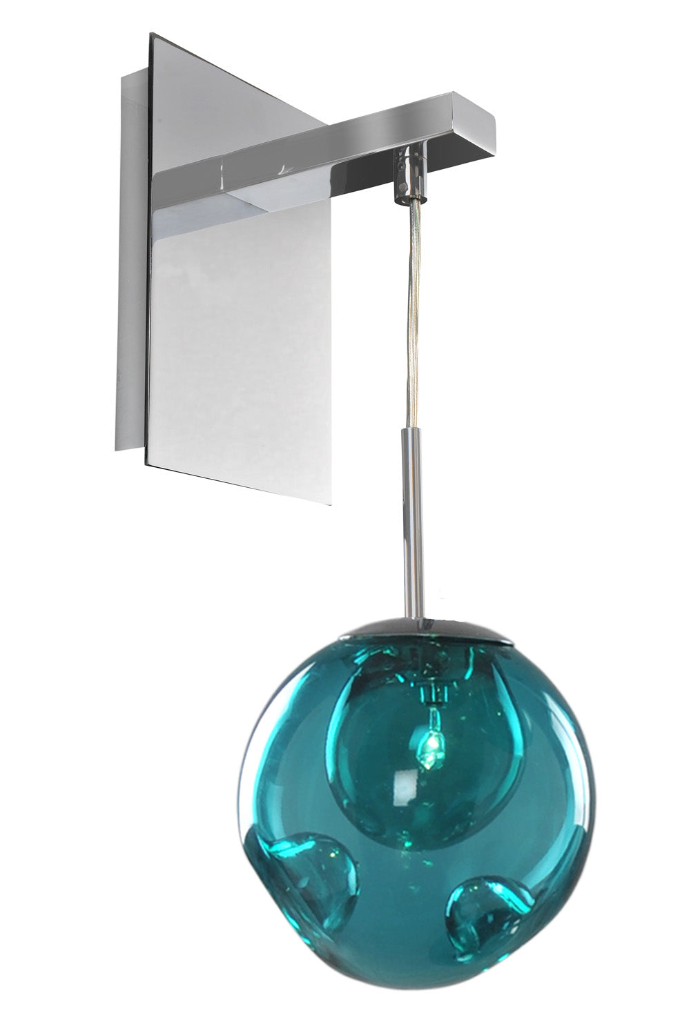 Kalco Meteor 309520CH/AQUA Wall Sconce Light - Chrome