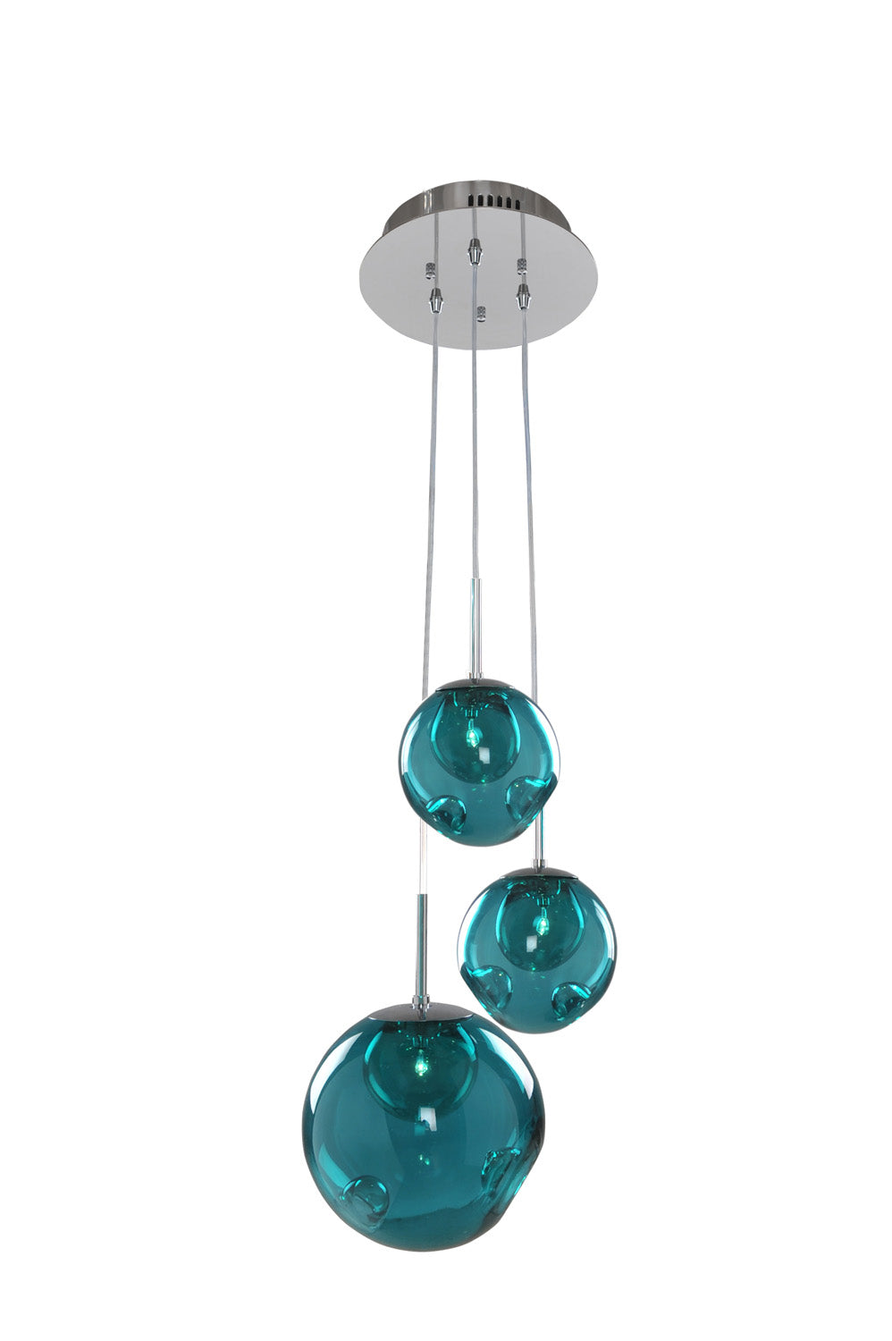 Kalco Meteor 309540CH/AQUA Pendant Light - Chrome