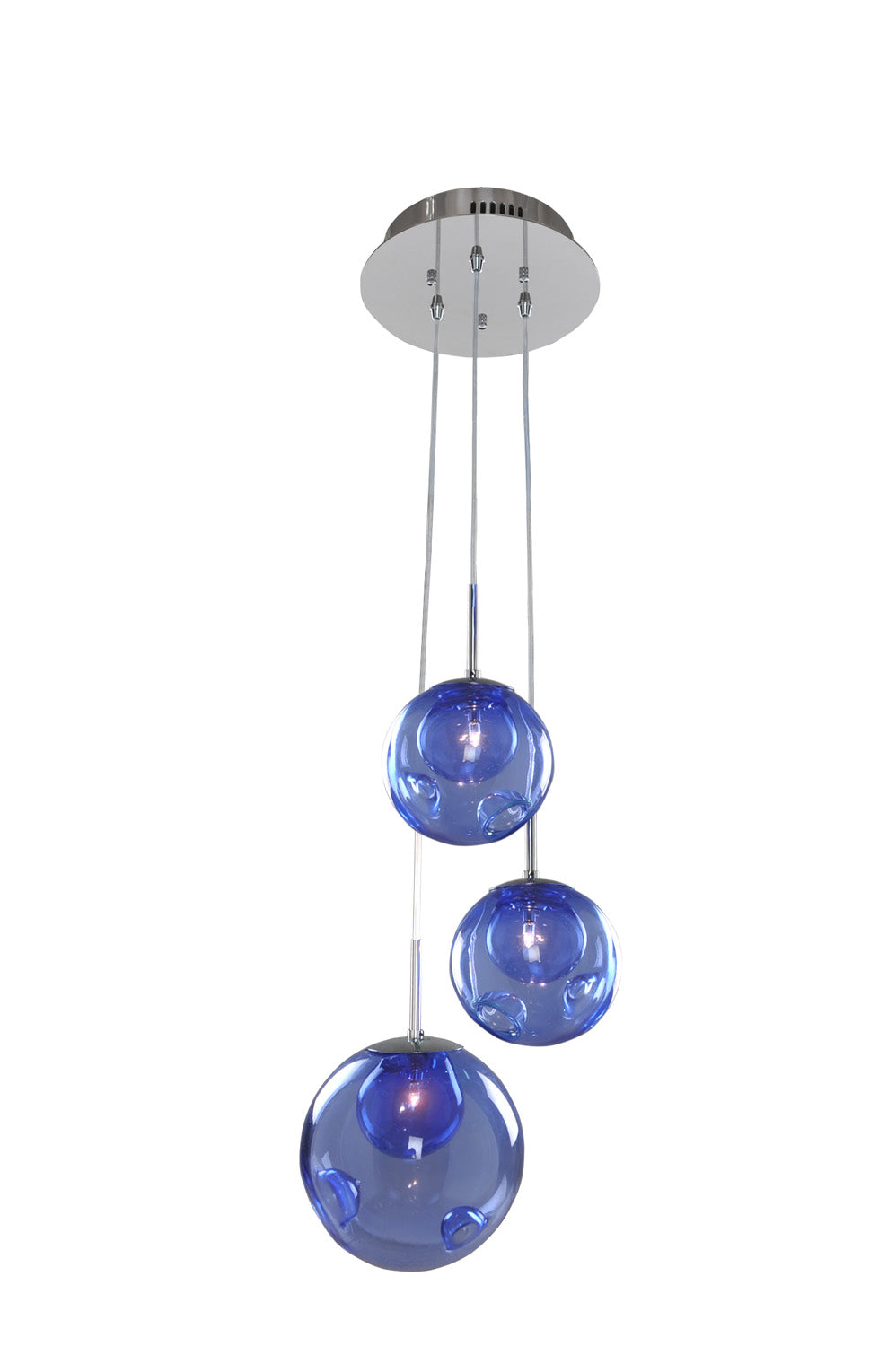 Kalco Meteor 309540CH/SAPPH Pendant Light - Chrome