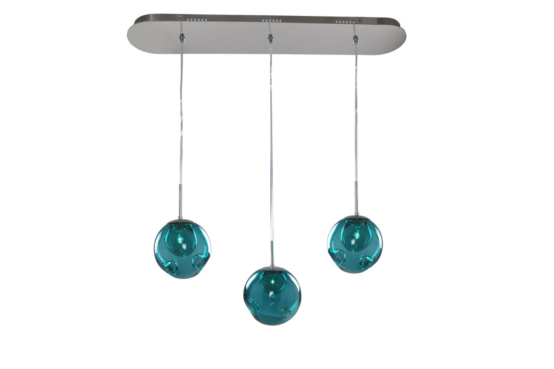 Kalco Meteor 309542CH/AQUA Pendant Light - Chrome