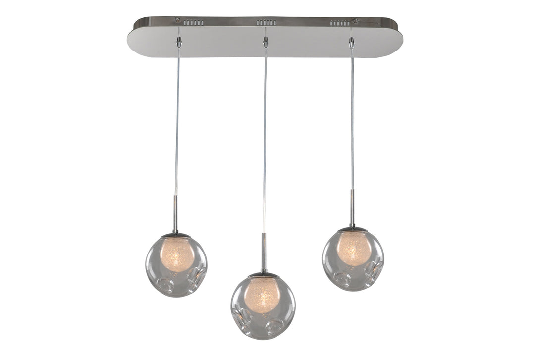 Kalco Meteor 309542CH/CLEAR Pendant Light - Chrome