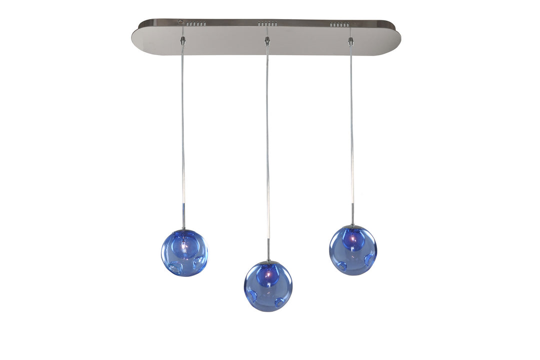 Kalco Meteor 309542CH/SAPPH Pendant Light - Chrome