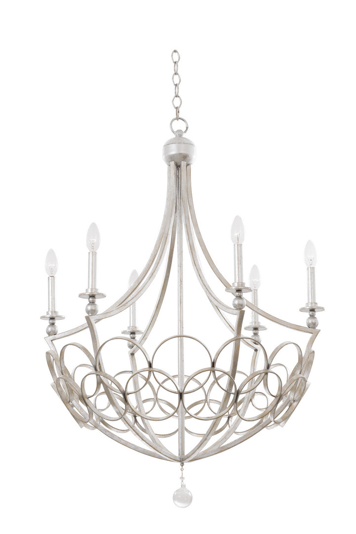 Kalco Loveland 501771GSL Chandelier Light - Gold Silver Leaf