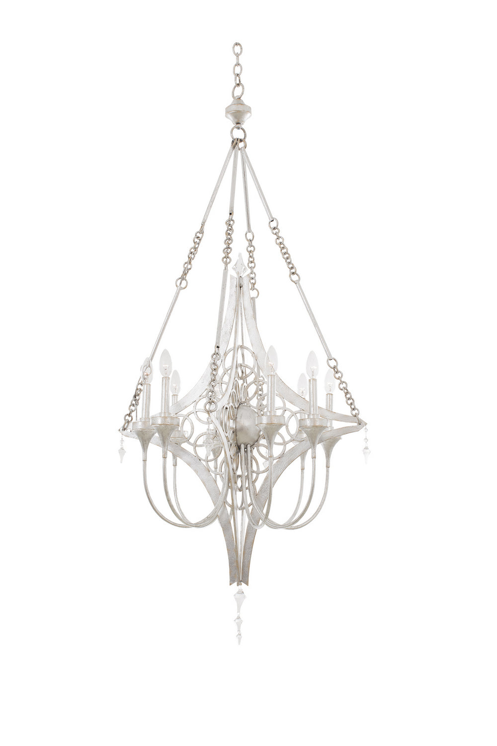 Kalco Loveland 501772GSL Chandelier Light - Gold Silver Leaf