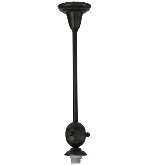 Meyda Tiffany Lighting 74125 Revival One Light Pendant Hardware Utility Light Bronze / Dark