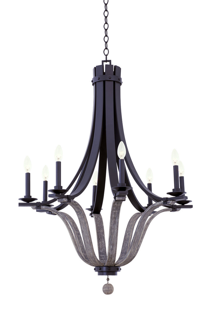 Kalco Lansing 502571SZ Chandelier Light - Satin Bronze