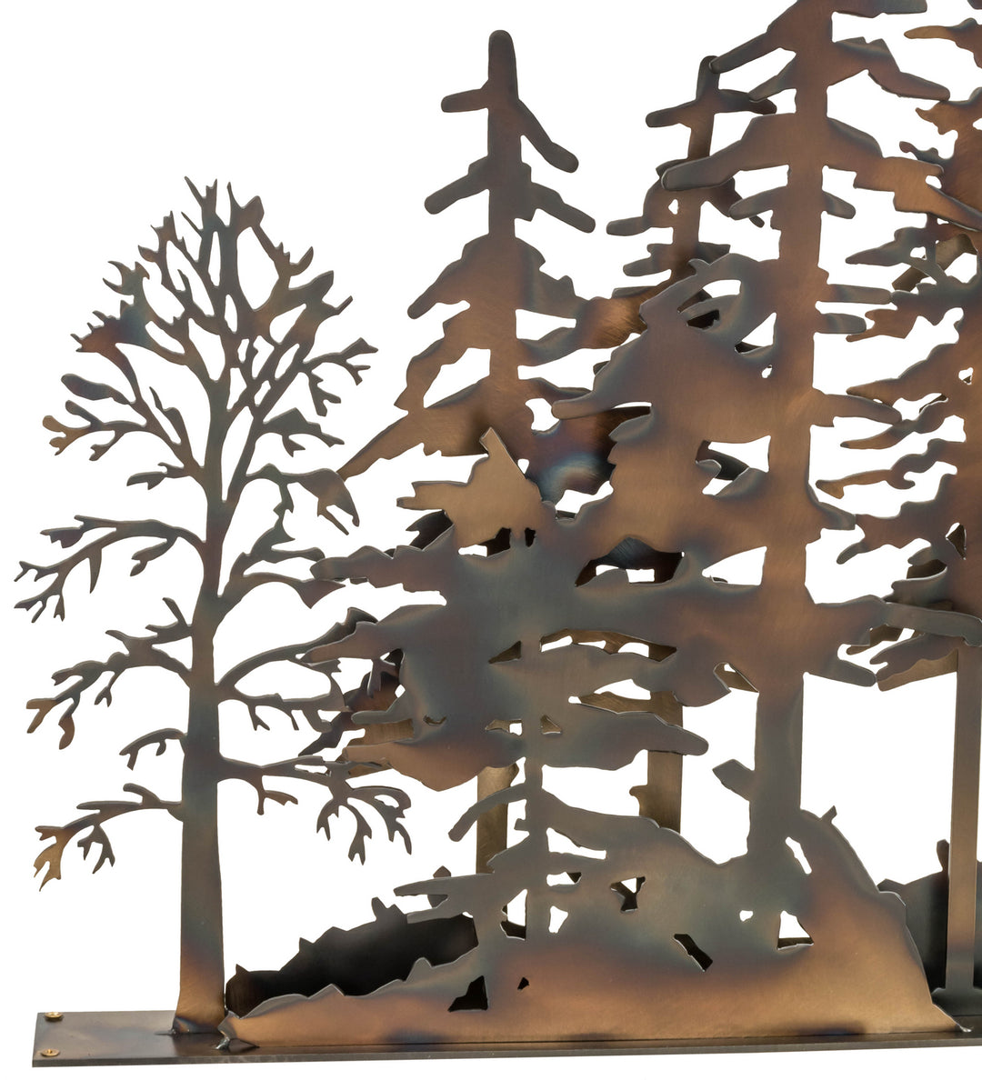 Meyda Tiffany Lighting 173325 Tall Pines Window Art Mirror Bronze / Dark