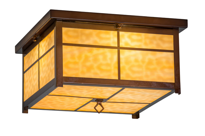 Meyda Tiffany Mission 173618 Ceiling Light - Transparent Copper